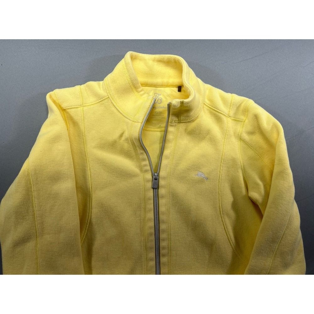 Tommy Bahamas Zip Up Jacket Yellow‎ Size XS